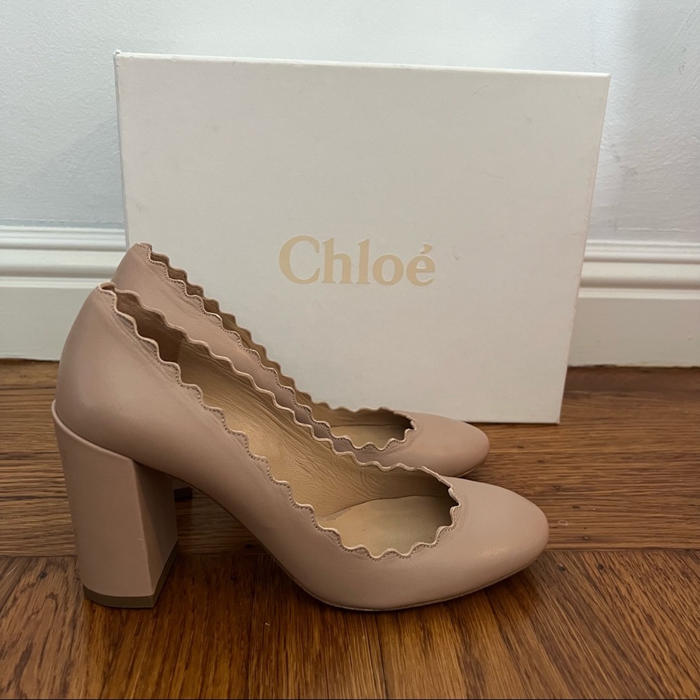 Chloe 3.5 inch block heel